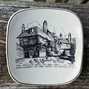 1950s The Mermaid Inn Sussex England Tavern - Sandland Ware English Fine China